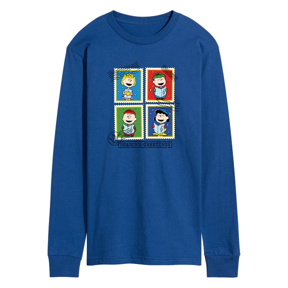 Peanuts - Christmas - Season's Greetings - Men's Long Sleeve T-Shirt