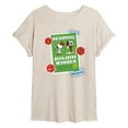 thumbnail image 1 of Peanuts - Christmas - Sending Holiday Wishes - Juniors Ideal Flowy Muscle T-Shirt, 1 of 5