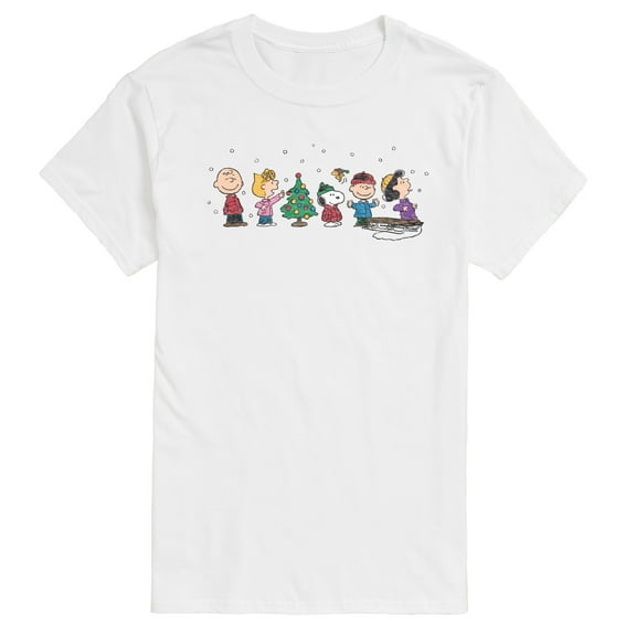 Peanuts - Christmas Snoopy And Friends - Men's Short Sleeve Graphic T-Shirt