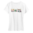 thumbnail image 1 of Peanuts - Christmas Snoopy And Friends - Women's Short Sleeve Graphic T-Shirt, 1 of 6