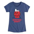 thumbnail image 1 of Peanuts - Christmas - Snoopy Star Gazing - Toddler & Youth Girls Short Sleeve Graphic T-Shirt, 1 of 5