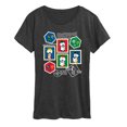 thumbnail image 1 of Peanuts - Christmas Stamps - Women's Short Sleeve Graphic T-Shirt, 1 of 5