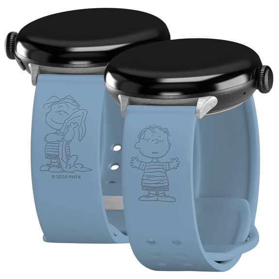 Peanuts Classic Engraved Silicone Unisex Watch Band Compatible with Google Pixel Watch (Linus) by Affinity Bands