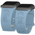 thumbnail image 1 of Peanuts Classic Engraved Silicone Watch Band Compatible with Apple Watch - 38/40/41mm(42mm Series 10/11) Linus by Affinity Bands, 1 of 3