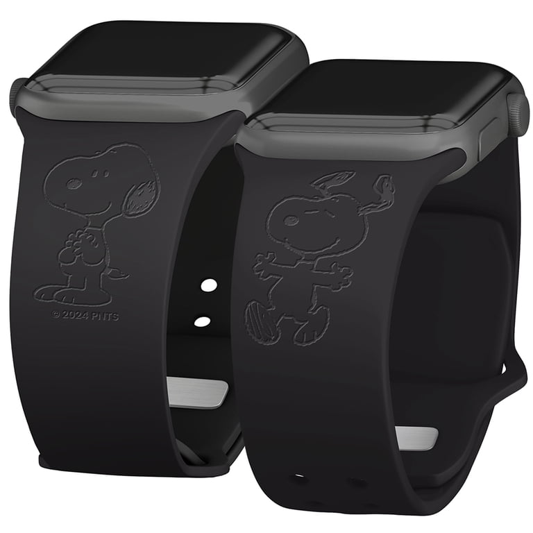 Peanuts Snoopy LED Watch & Phone Wallet Accessory Set Black Glitter Band Peanuts | Accessories | Vintage Peanuts Snoopy Limited Blue  main image 3