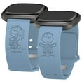 thumbnail image 1 of Peanuts Classic Engraved Silicone Watch Band Compatible with FitBit Versa 3 & Sense (20mm Linus) by Affinity Bands, 1 of 3