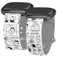 thumbnail image 1 of Peanuts Classic HD Unisex Watch Band Compatible with FitBit Versa 3 & Sense (20mm Long Comic Style) by Affinity Bands, 1 of 4