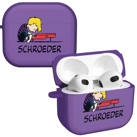 Peanuts Classic HDX Case Cover Compatible with Apple AirPods Gen 3 (Schroeder) by Affinity Bands
