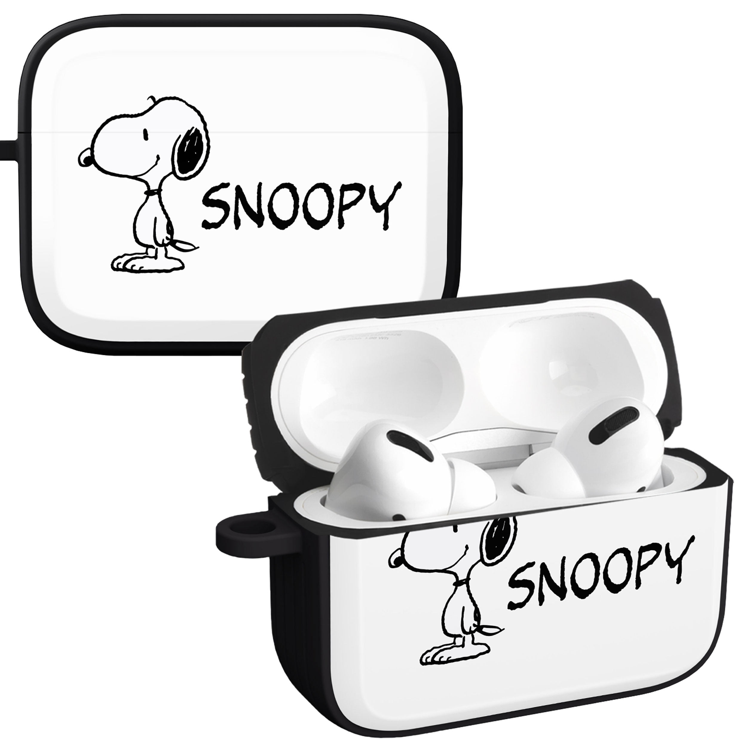 AirPodsPro初代本体 スヌーピーケース付き Peanuts Classic HDX Case Cover for Apple AirPods Pro 1 & 2, Snoopy