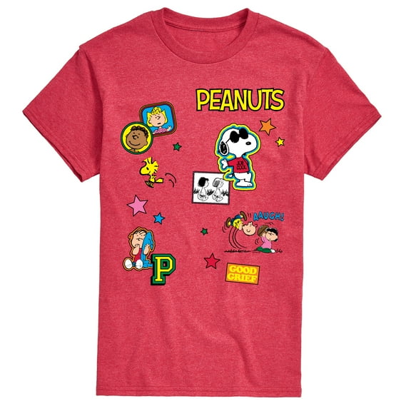 Peanuts - Collage - Men's Short Sleeve Graphic T-Shirt