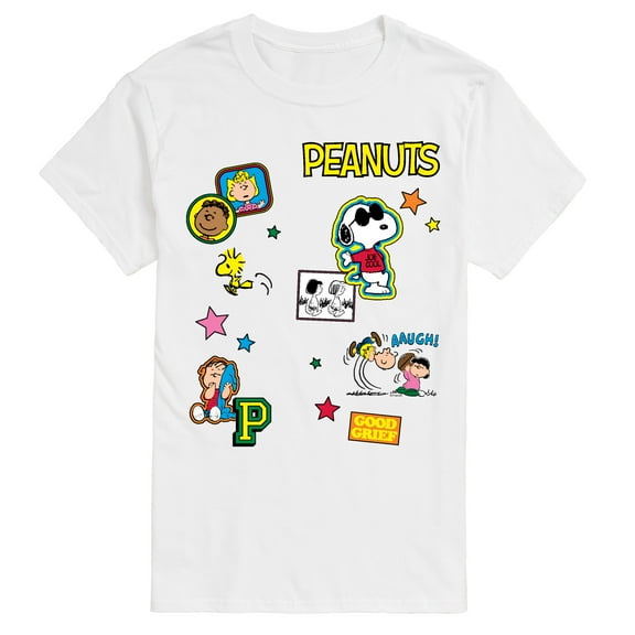 Peanuts - Collage - Men's Short Sleeve Graphic T-Shirt