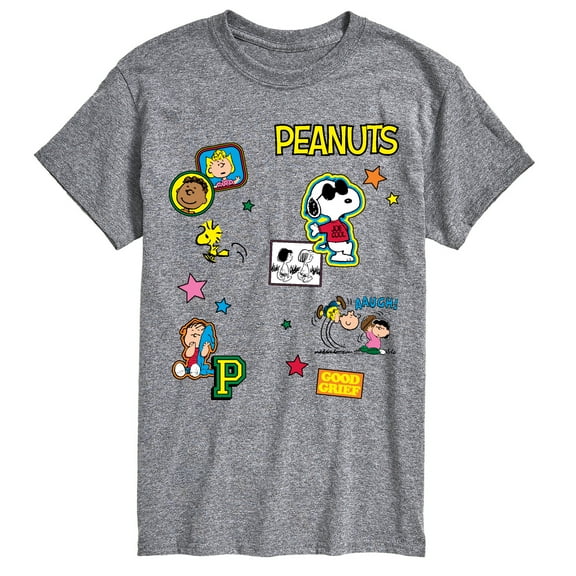 Peanuts - Collage - Men's Short Sleeve Graphic T-Shirt