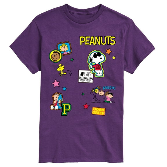 Peanuts - Collage - Men's Short Sleeve Graphic T-Shirt