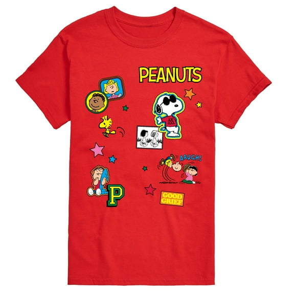 Peanuts - Collage - Men's Short Sleeve Graphic T-Shirt