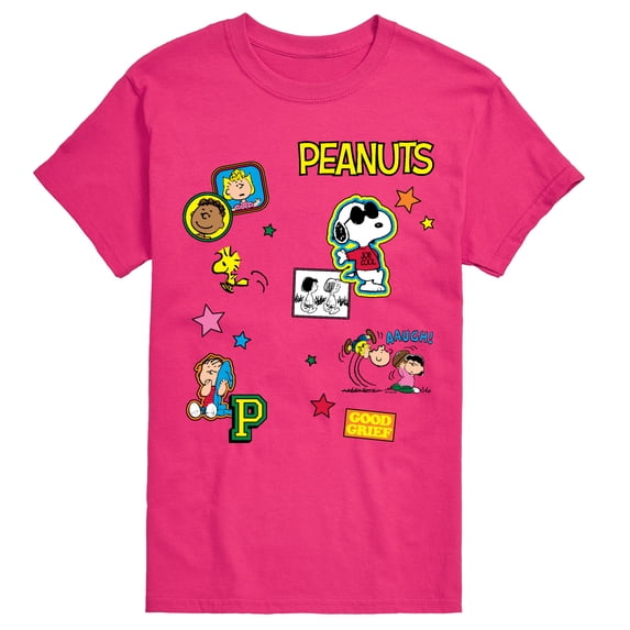 Peanuts - Collage - Men's Short Sleeve Graphic T-Shirt
