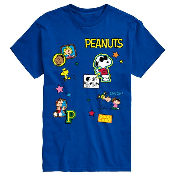 Peanuts - Collage - Men's Short Sleeve Graphic T-Shirt