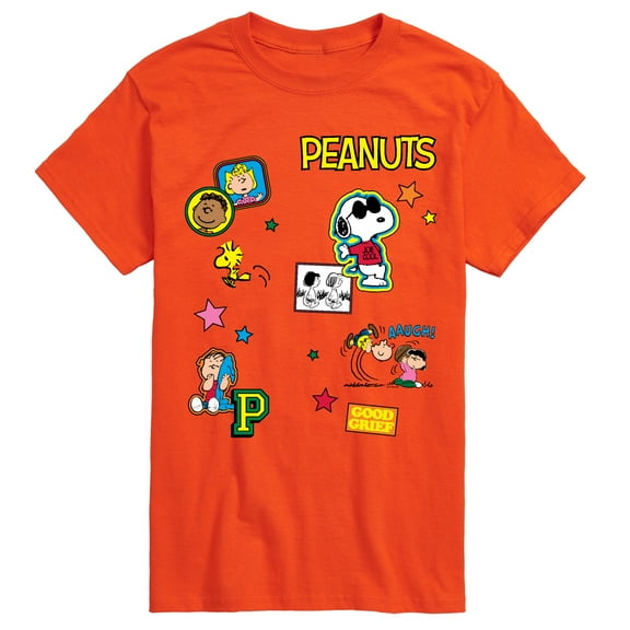 Peanuts - Collage - Men's Short Sleeve Graphic T-Shirt