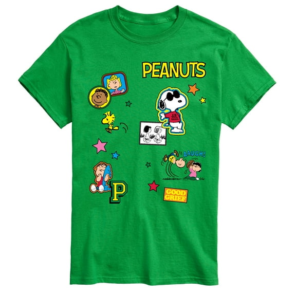 Peanuts - Collage - Men's Short Sleeve Graphic T-Shirt