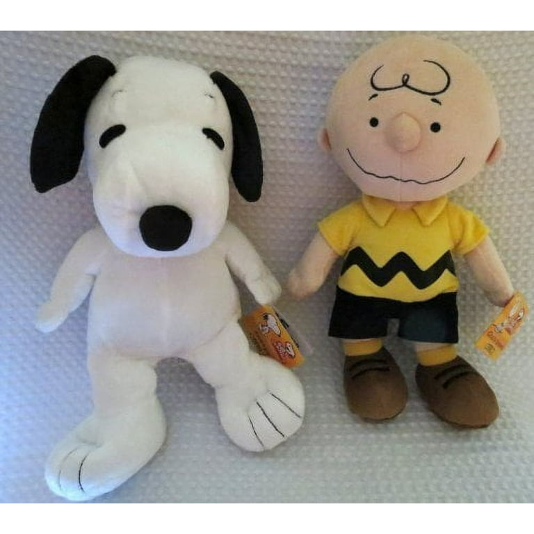 Peanuts Collection Bundle Charlie Brown 12 Plush and Snoopy 12 Plush