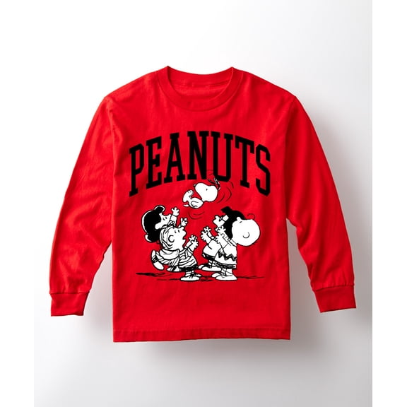 Peanuts - Collegiate Art - Toddler And Youth Long Sleeve Graphic T-Shirt