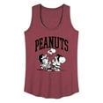 thumbnail image 1 of Peanuts - Collegiate Group - Women's Racerback Tank Top, 1 of 6