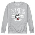 thumbnail image 1 of Peanuts - Collegiate  - Men's Crew Neck Fleece Pullover, 1 of 6