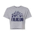 thumbnail image 1 of Peanuts - Colorado Charlie Brown - Juniors Cropped Cotton Blend T-Shirt, 1 of 6