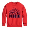 thumbnail image 1 of Peanuts - Colorado Charlie Brown - Toddler And Youth Crewneck Fleece Sweatshirt, 1 of 6