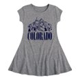 thumbnail image 1 of Peanuts - Colorado Charlie Brown - Toddler And Youth Girls Fit And Flare Dress, 1 of 1