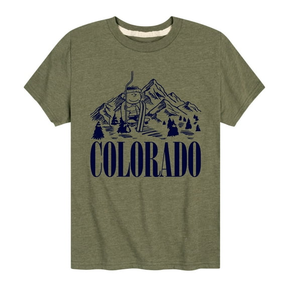 Peanuts - Colorado Charlie Brown - Toddler And Youth Short Sleeve Graphic T-Shirt