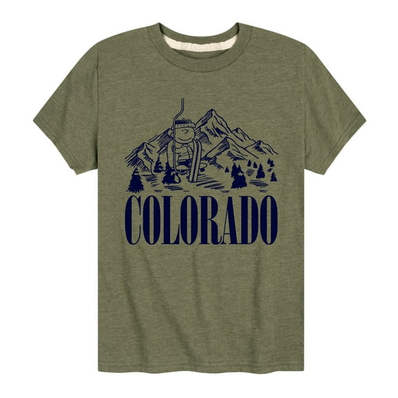 Peanuts - Colorado Charlie Brown - Toddler And Youth Short Sleeve Graphic T-Shirt