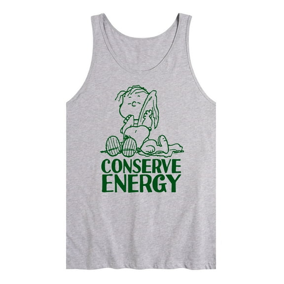 Peanuts - Conserve Energy - Men's Jersey Tank Top
