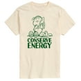 thumbnail image 1 of Peanuts - Conserve Energy - Men's Short Sleeve Graphic T-Shirt, 1 of 5