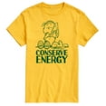 thumbnail image 1 of Peanuts - Conserve Energy - Men's Short Sleeve Graphic T-Shirt, 1 of 5