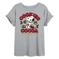 thumbnail image 1 of Peanuts - Cookies And Cocoa - Women's Oversized T-Shirt, 1 of 6
