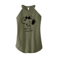 thumbnail image 1 of Peanuts - Cool Joe Keep On Smiling - Juniors High Neck Tank Top, 1 of 5