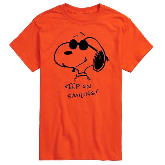 Peanuts - Cool Joe Keep On Smiling - Men's Short Sleeve Graphic T-Shirt