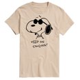 thumbnail image 1 of Peanuts - Cool Joe Keep On Smiling - Men's Short Sleeve Graphic T-Shirt, 1 of 6