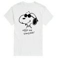 thumbnail image 1 of Peanuts - Cool Joe Keep On Smiling - Men's Short Sleeve Graphic T-Shirt, 1 of 6