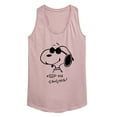 thumbnail image 1 of Peanuts - Cool Joe Keep On Smiling - Women's Racerback Tank Top, 1 of 6