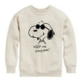 thumbnail image 1 of Peanuts - Cool Joe Keep On Smiling - Youth Crewneck Sweatshirt, 1 of 6