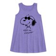 thumbnail image 1 of Peanuts - Cool Joe Keep On Smiling - Youth Girls A-line Dress, 1 of 5