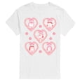 thumbnail image 1 of Peanuts - Coquette Hearts - Men's Short Sleeve Graphic T-Shirt, 1 of 5