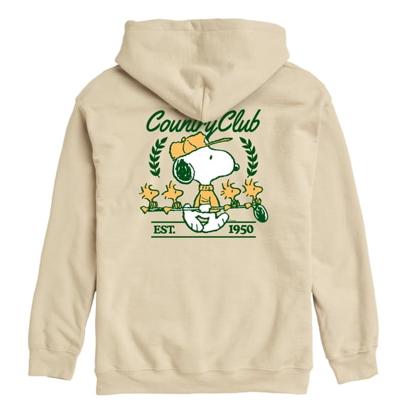 Peanuts - Country Club Men's Graphic Fleece Pullover Hoodie