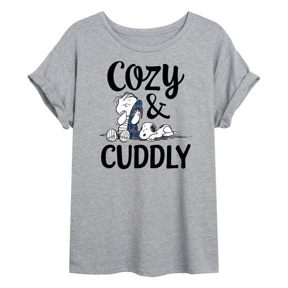 Peanuts - Cozy And Cuddly - Women's Oversized T-Shirt