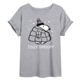 thumbnail image 1 of Peanuts - Cozy Snoopy - Juniors Ideal Flowy Muscle T-Shirt, 1 of 6