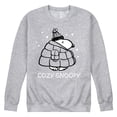 thumbnail image 1 of Peanuts - Cozy Snoopy - Men's Crew Neck Fleece Pullover, 1 of 6