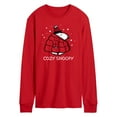 thumbnail image 1 of Peanuts - Cozy Snoopy - Men's Long Sleeve T-Shirt, 1 of 5