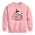 thumbnail image 1 of Peanuts - Cozy Snoopy - Toddler & Youth Crewneck Fleece Sweatshirt, 1 of 5