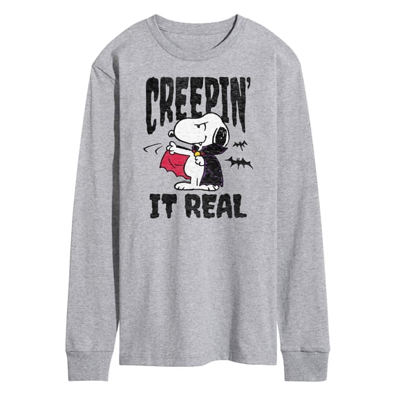 Peanuts - Creepin It Real - Men's Long Sleeve T-Shirt